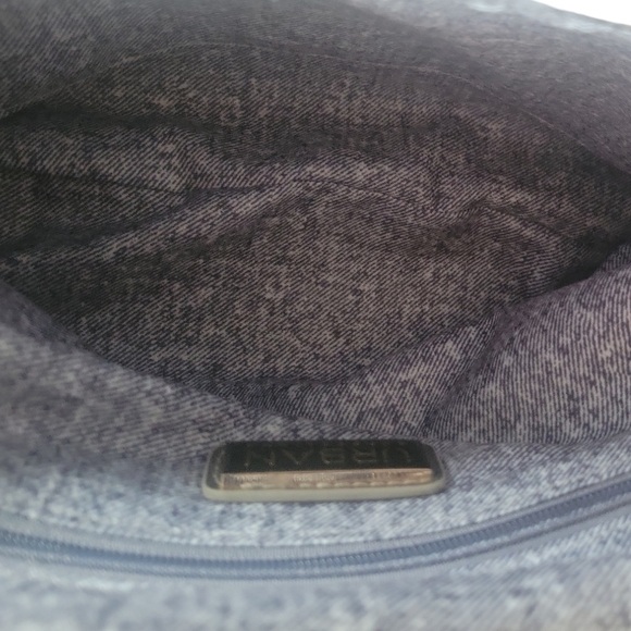 Urban Expression Vegan Leather Floral Cut Out Gold Chain Link Crossbody Bag - Picture 8 of 11